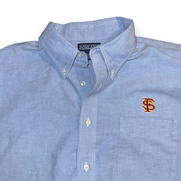 Florida State University FSU Seminoles Oxford Button Down - 17 1/2 - 35‎ Regular - Picture 7 of 7